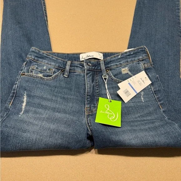 NWT Sam Edelman Women's Straight Leg Jeans - Blue - Picture 3 of 3